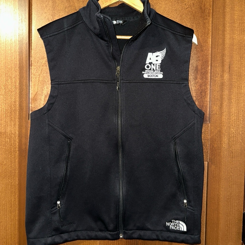 The North Face Men's  Soft‎ Shell Vest Black Anheuser Busch Boston size M
